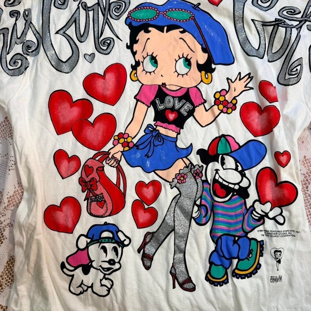 Vintage Betty Boop Single Stitch T-shirt - Picture 4 of 7